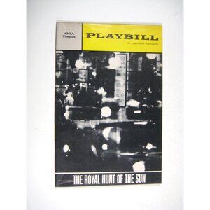 1966 Playbill The Royal Hunt of the Sun Carriaine ANTA Theatre Broadway